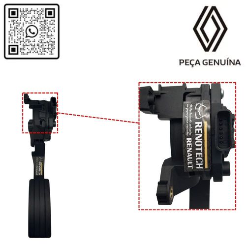 RN 29347R 180029347R PEDAL ACELERADOR CAPTUR 4